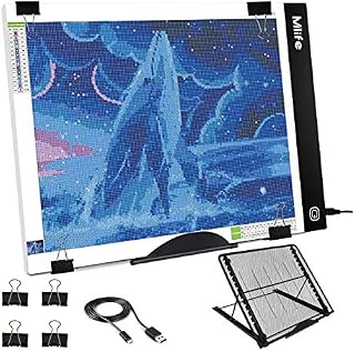 Mlife B4 LED Light Pad Kit - Upgraded Diamond Painting Light Box Dimmable
