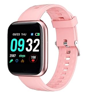 TechKing (10 Years Limited Warranty) WS-16 Smart Band Fitness Watch 1.3'' Full Touch Men Women Fitness Tracker Blood Pressure Heart Rate Monitor Waterproof Exercise Smartwatch for Women, Girls