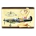 British WW2 Vintage Metal Sign Spitfire MkIA Pinup Girl