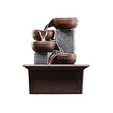 卓上噴水、風水富の噴水卓上クリエイティブギフトホーム小型リビングルーム噴水装飾品、インテリア装飾