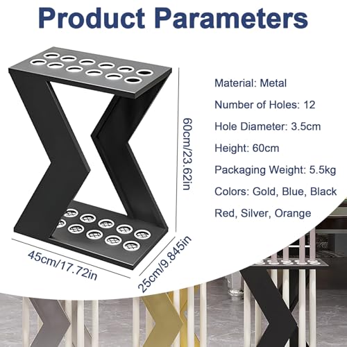 Support de queue de billard au sol pour ranger 18 trous d'accessoires