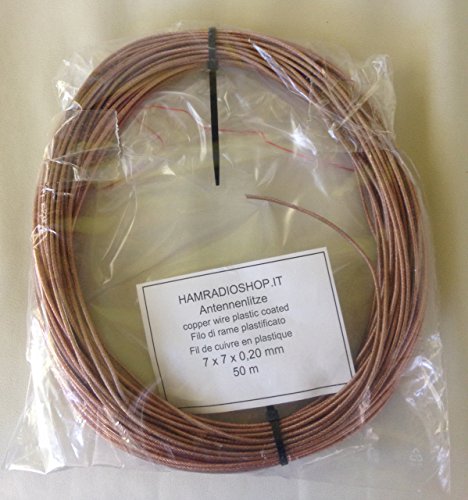 Trecciola in Rame Plastificato Ø 2 Mm per Antenne