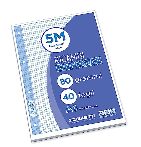 Feuilles Mobiles Perforées Clairefontaine - 21x29,7 Cm - Petits Carreaux - 90 G - 100 Pages Pas