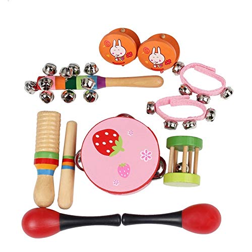 q̎q̗ĉ߂10pcs /ZbgyߋŊyohYLbg܂ރ^o}JXJX^lbgnhxؐM y  (Color : Pink)