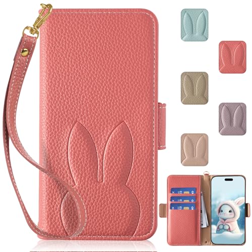 【YIMASE】 対応 Aquos R10 ケース 手帳型 Aquos R9 ケース 手帳型 かわいいウサギ アクオスr9ケース 全面保護 ブラケット機能 SH-51F 携帯カバー sh-m28 SH-51E 携帯カバー アクオスr10ケース aquosr