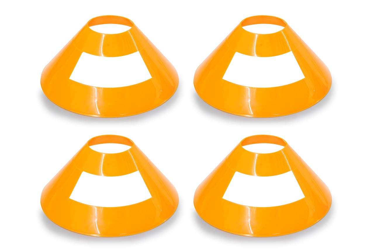 JAMARA Traffic 460524 Marking Plate, Orange, VE4 Stackable, Versatile, Made of Durable Plastic, Easy to Carry, Space-Saving Storage