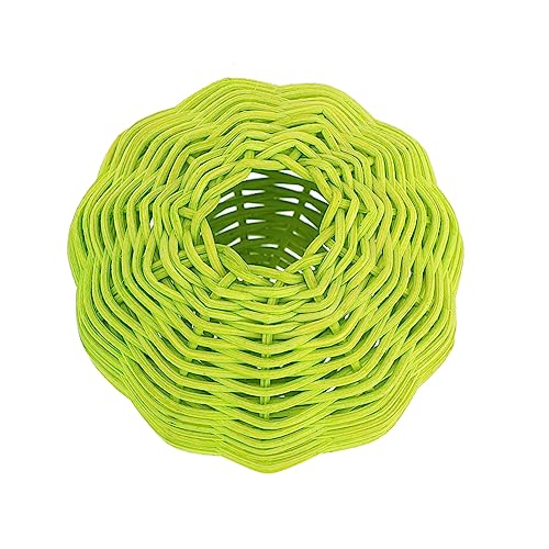 Tofficu 2 Pantallas De Ratán Para Lámpara De Dormitorio De Yute Pequeñas Enredaderas Para Lámpara De Jardín De Mimbre Tejido Para Decoración De Ratán Para Apliques De Material