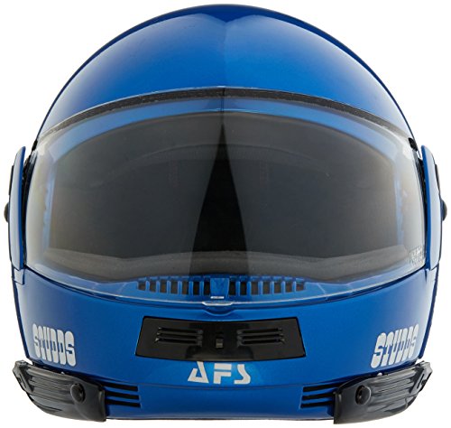 Image of Studds Ninja Pastel Plain Flip Up Full Face Helmet (Flame Blue, M)