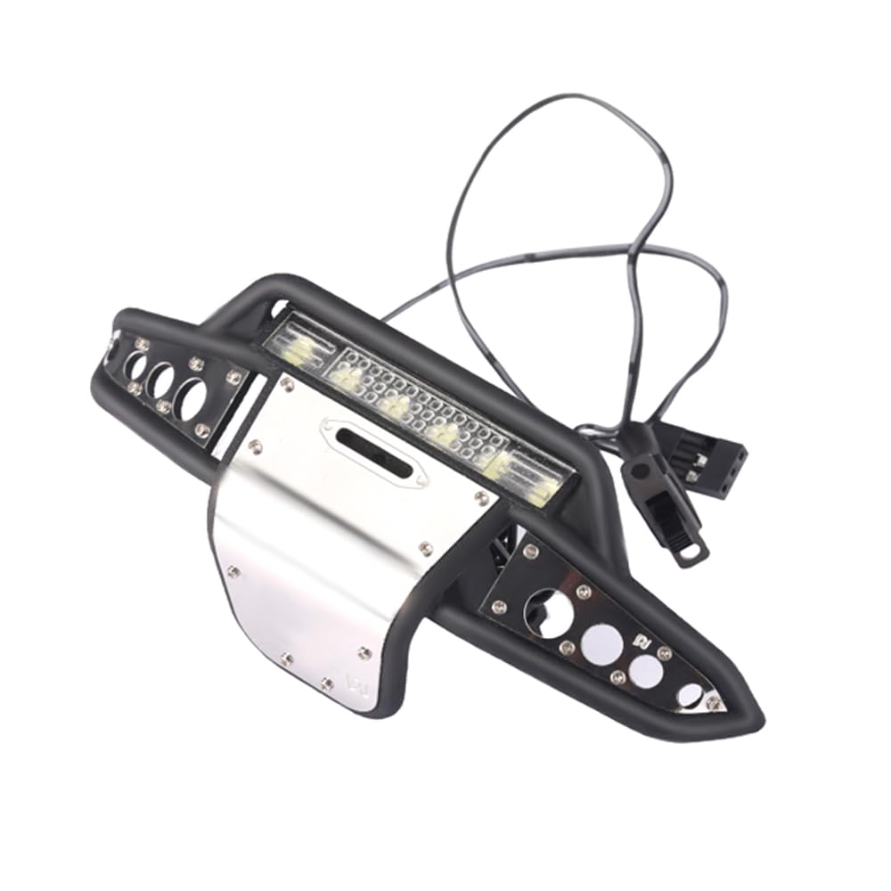 MEUS RACING Metal Front Bumper With LED Lights For TRX4M Bronco 1/18 RC Crawler - Upgrade Parts - View #6