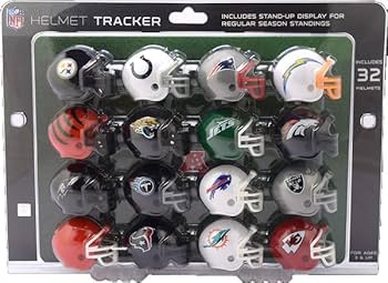 Amazon.com: Riddell 32 Piece NFL Helmet Tracker Set - gumball size