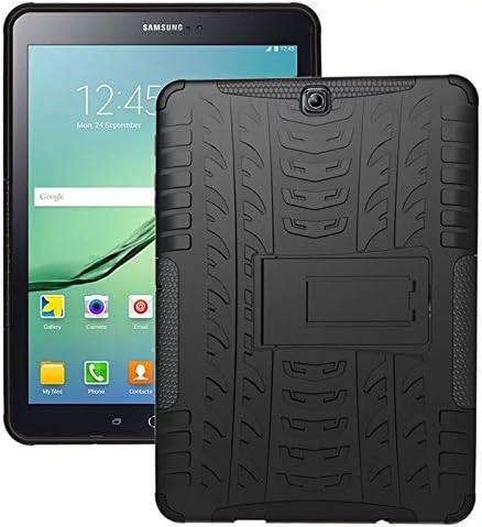 XITODAGalaxy Tab S2 9.7 Case, Tough Rugged ShockProof Hybrid Kickstand Protection Back Cover Case With Stand for Samsung Galaxy Tab S2 9.7 Inch SM-T810 T815 T813 T819 Tablet - Black
