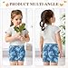 Sletend Marble Blue Girls’ Comfy Lined Shorts Lightweight & Skin-Friendly Cotton for All-Day Comfort Ideal for Travel Beach or Home Lounging Toddler Sizes