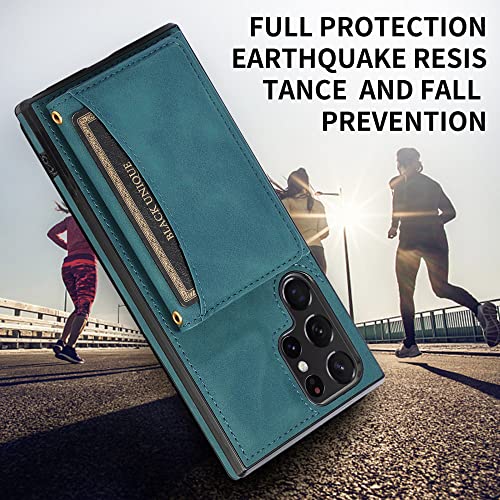 Étui bleu pour Galaxy S20 triple pli protection intégrale et fonction support vidéo - 4