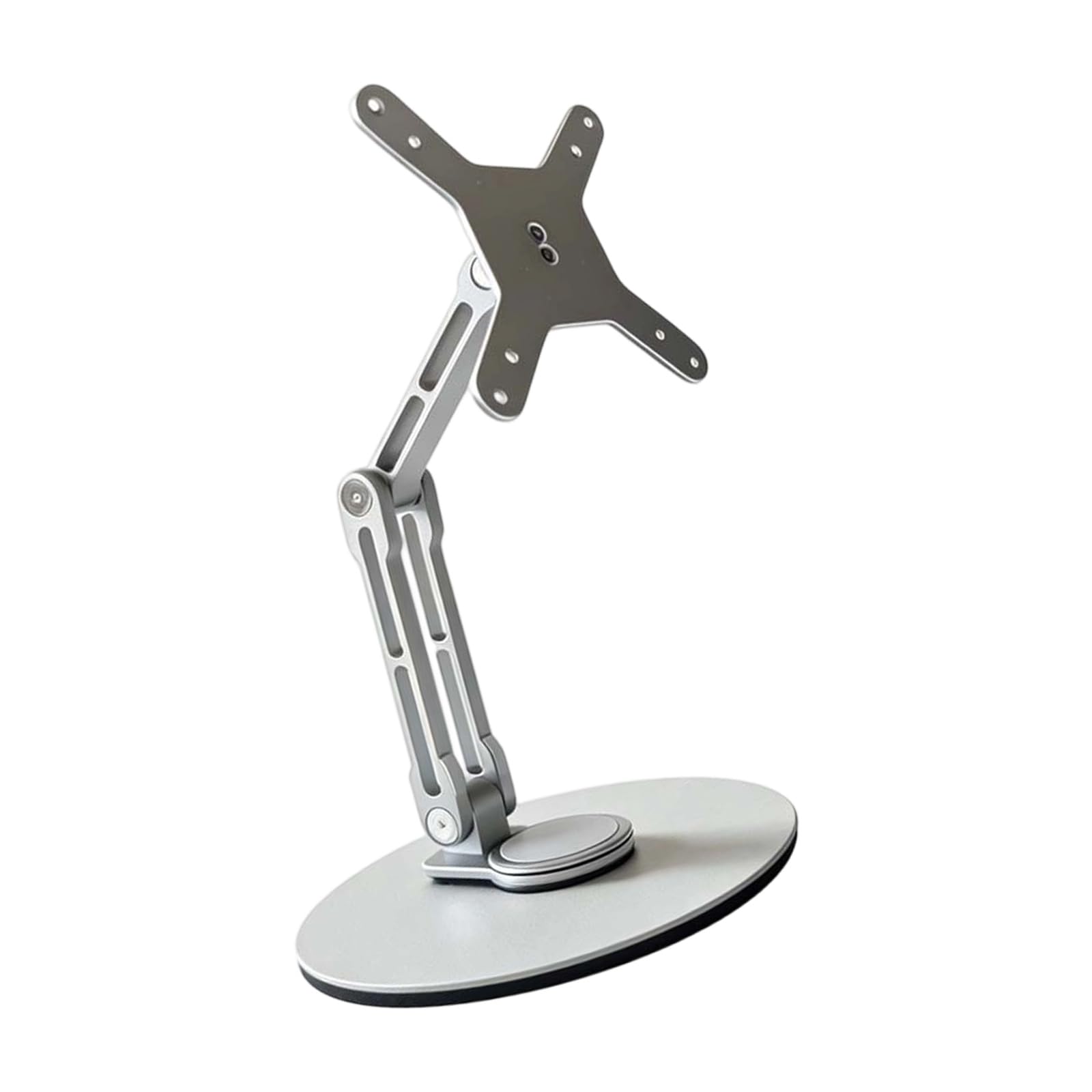Space Saving Monitor Holder Rotatable Aluminum Alloy Display Stand Desktop Computer Setup Portable Monitor Stand