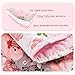 Whale Flotilla Patchwork Quilts Queen Size, Extra Soft Boho Floral Bedspreads for Bed Reversible Lightweight Full Queen Quilt Bedding Set Printed Coverlets with 2 Pillow Shams for All Seasons, Pink