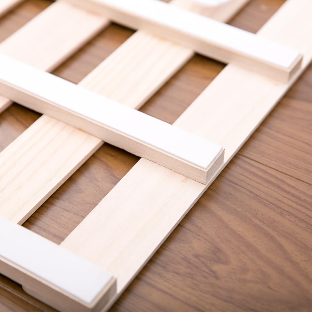 Amazon｜すのこベッド 折りたたみ 天然桐 四つ折り ベッドフレーム