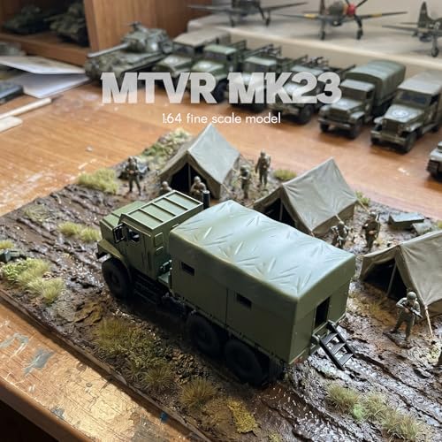 Modelo Militar MTVR MK23 a Escala 1:64 Die-cast miniatura 6