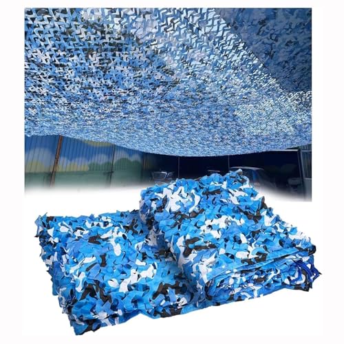 Red de protección para piscina en fiestas temáticas y camping azul 2x5m