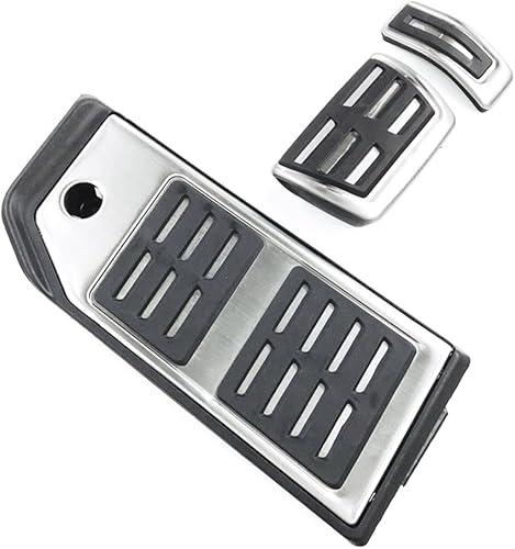 LIRU LHD - Cubierta de pedal de freno de freno de acero inoxidable para Audi Q7 2016-2022 Q8 2019-2022 para VW para TOUAREG 2019-2022 solo para