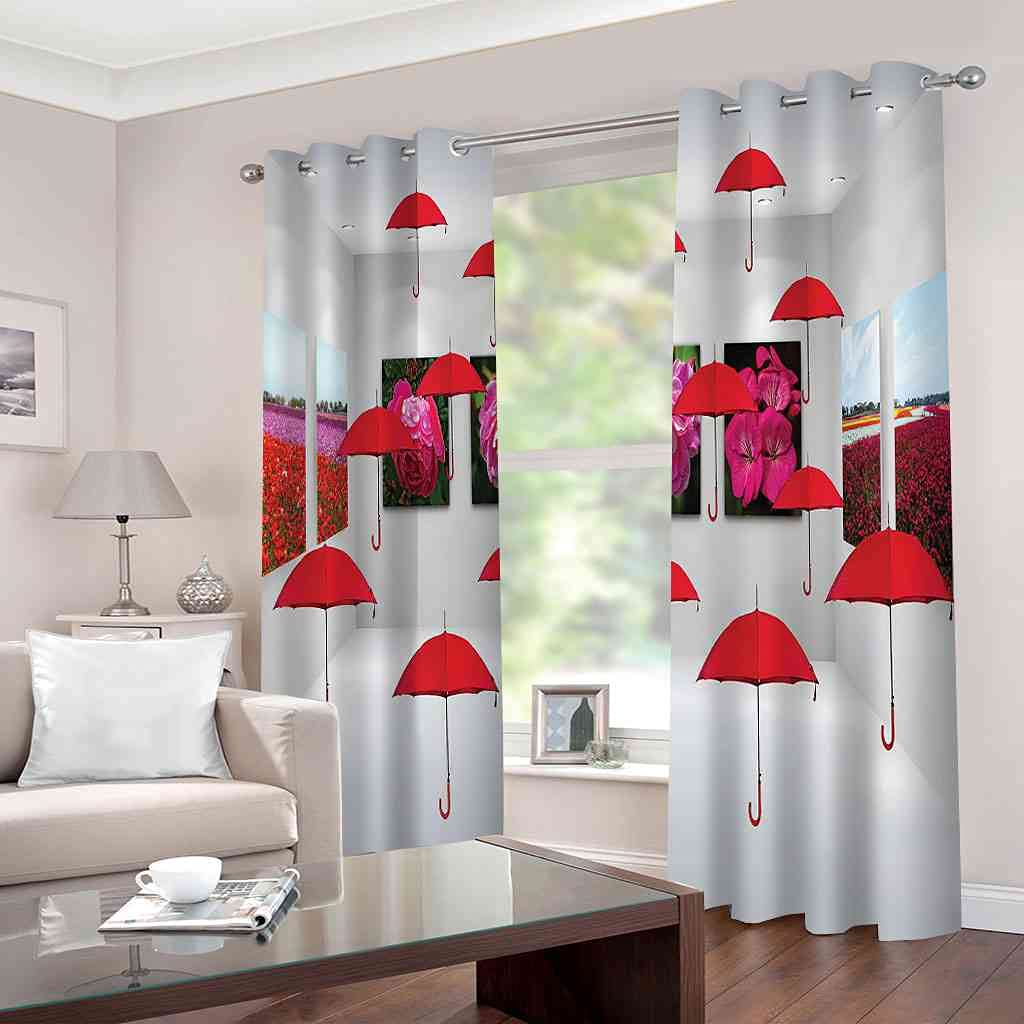 GDYRBY Tende Oscuranti Camera da Letto Corte con Occhielli, 3D Digitale Stampa Motivo A Stampa Geometrica Oro Tende Oscuranti Termiche Isolanti per Soggiorno Moderne 300X280cm Decorazione Finestre
