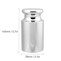 Vista 2 de Pesos de calibración de clase M1 de 176.37 oz, pesos de calibración de 11.0 lbs para calibración de escala digital, por GENHAKON
