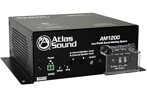 Atlas Sound AM1200 Low Profile Sound Masking System UL2043