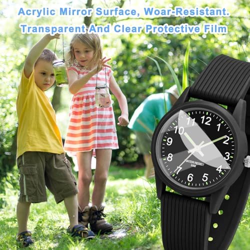 Image of Kids Analog Watch for Boys Girls, Dinosaur Unicorn Learn to Tell Time Watch with Night Light, Waterproof, Military Time, Soft Band Watches for Ages 4-12 Great Birthday Gift