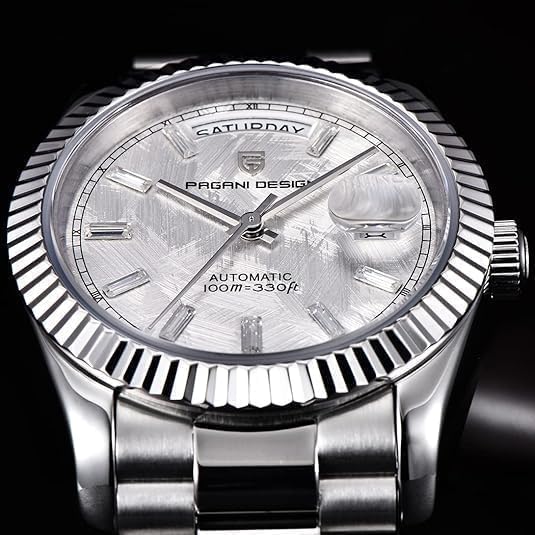 Pagani Design 1752 DD36 Relógio mecânico automático de luxo, vidro