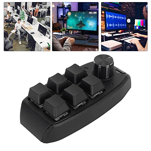 Mini Clavier Interrupteur Rouge pour Bureau et Studio Créatif Multimédia BT