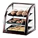 Cal-Mil P255-52S Westport Euro Wood Trim Case, 12" Width x 17" Depth x 18" Height, Dark Wood