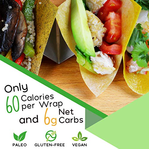 Image of NUCO Organic Coconut Wraps, Cassava - Gluten Free, Low Carb, Vegan, 5 Ct