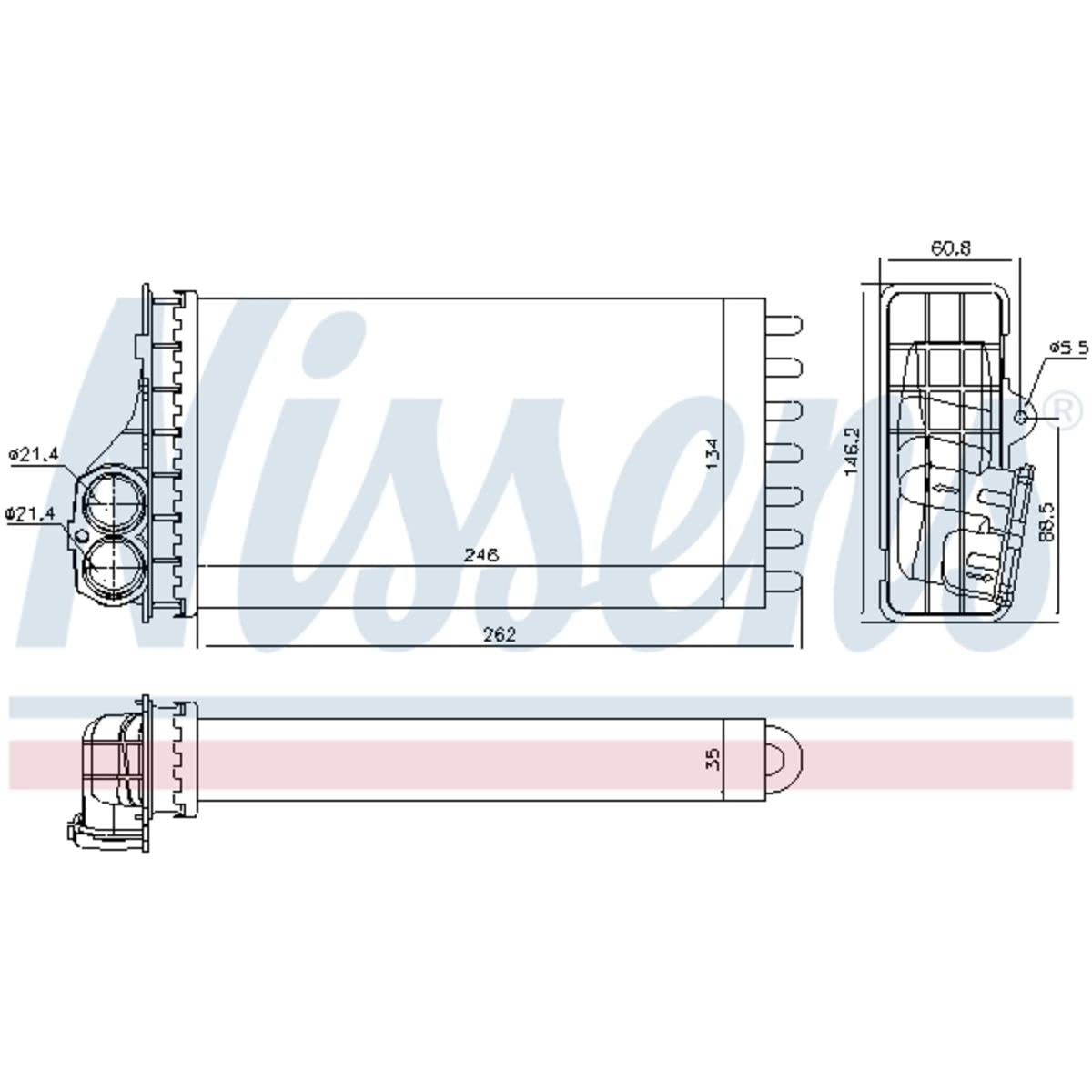 Nissens 707091 Calefacción