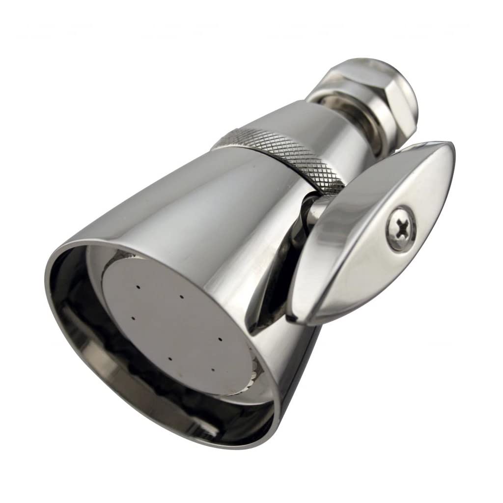 Pommeau de douche Westbrass D306-05 Chatham réglable nickel poli 5.3 cm