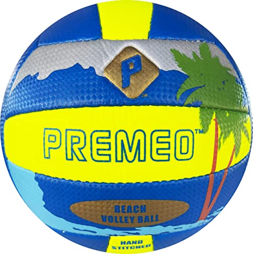 Premeo Sports Super Soft Volleyball Beach Volleyball Official Size 5 for Outdoor/Indoor/Pool/Gym/Training Premium Volleyball