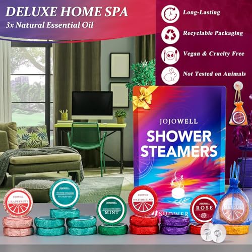 Shower-Steamers-Aromatherapy-21Pcs-Gifts-for-Women-Wife-Essential-Oil-Nasal-Relief-Self-Care-Spa-Birthday-Mothers-Day-Gifts-for-Mom-Easter-Basket Shower Steamers Aromatherapy 21Pcs Gifts for Women Wife Essential Oil Nasal Relief Self Care Spa Birthday Mothers Day Gifts for Mom Easter Basket