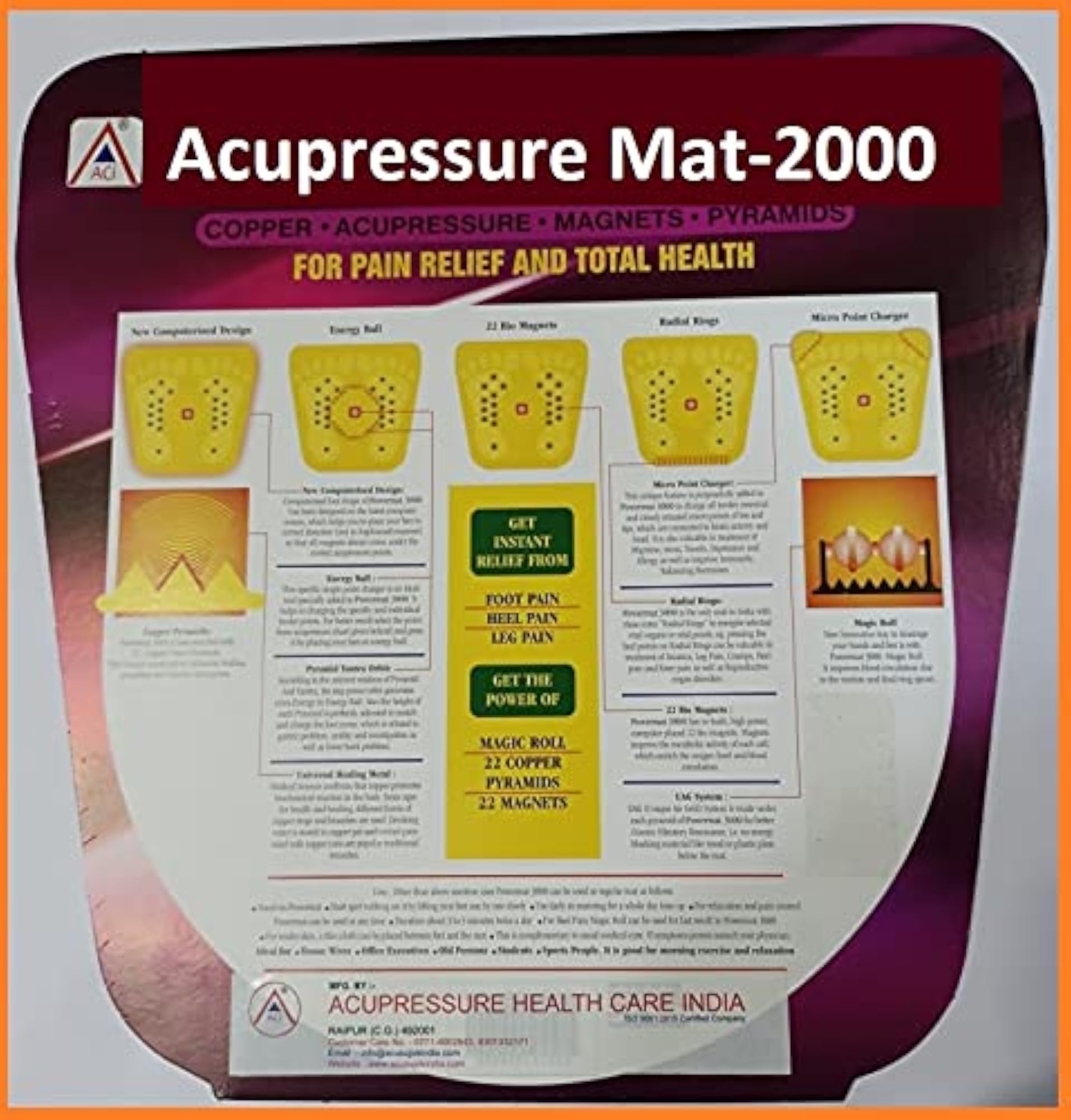 R A Products Manual Acupressure Health Care System