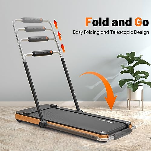 Image of Maksone Under Desk Treadmill, Expert of Wooden Walking Pad, Walking Jogging Machine with Remote Control, Installation-Free