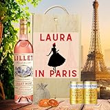 Personalised Lillet Rose Vermouth Wine Gift Set with Fever Tree Tonics - Image 3