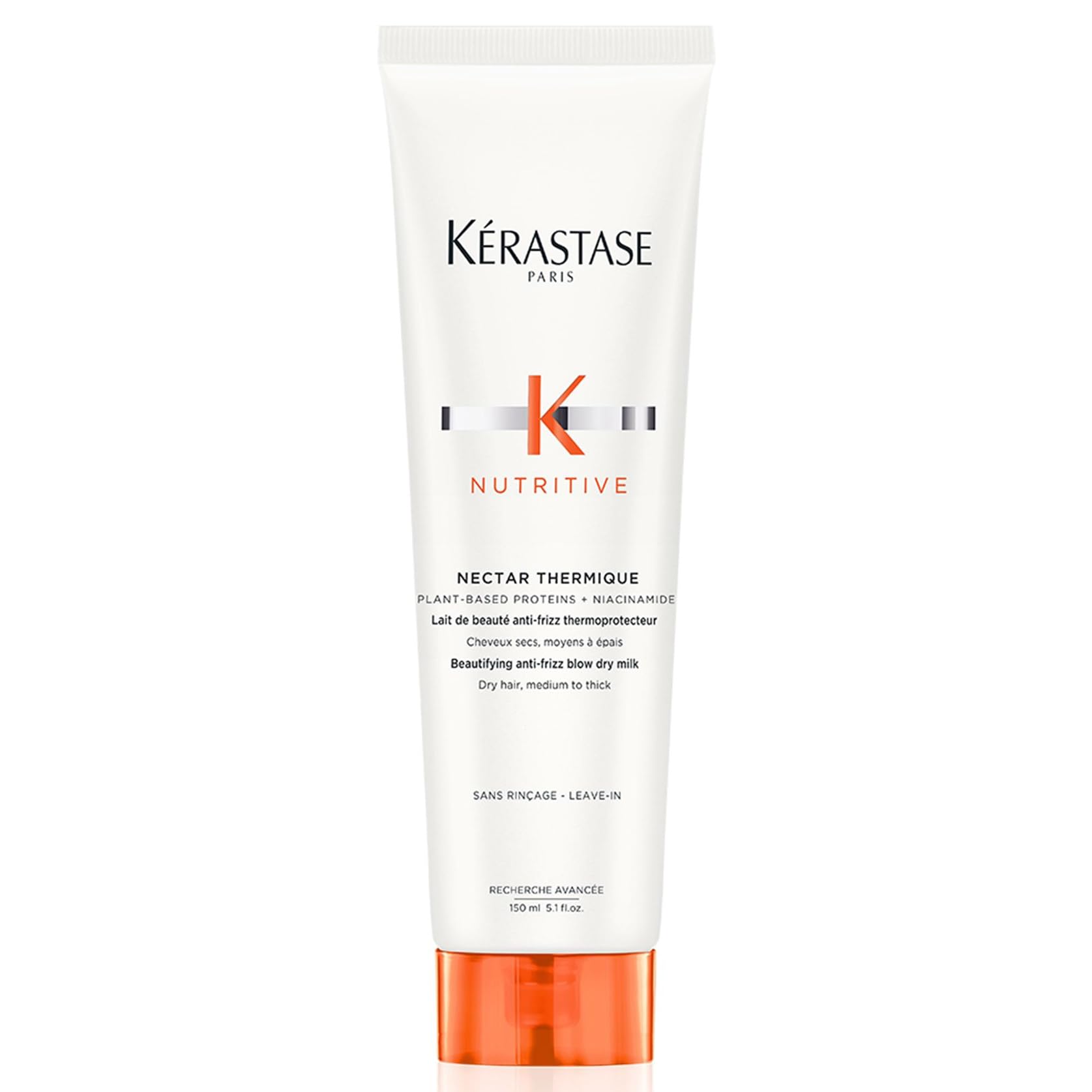 Kérastase Nutritive, Leche Termoprotectora, Sin Aclarado, Para Pelo Seco, Nectar Thermique, 150 ml