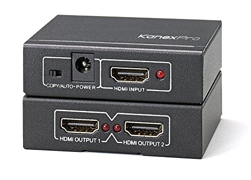 Kanex Pro SP-HD1X24K 4K HDMI 2-Port Splitter,BLACK