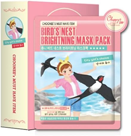 Choonee Bird's Nest Brightening Mask Pack (25ml X 10EA)