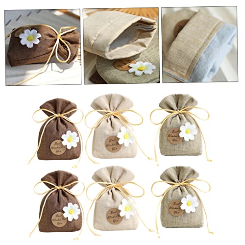 6 bolsas de sachet de lavanda para hogar y auto miniatura 6