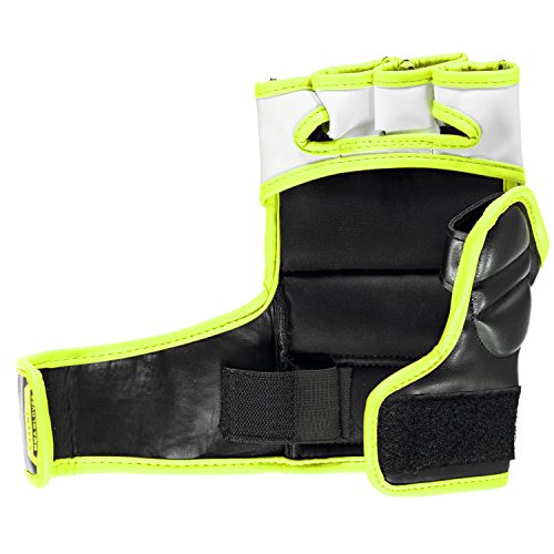 New Item Sanabul Essential Mma Grappling Gloves (Black/Green, Large/X-Large) #TOP5