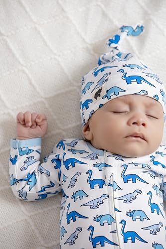 Image of monica + andy Double Zipper One Piece, 100% Organic Baby Clothes for Girls & Boys, Unisex, Preemie, Newborn & Infant Sizes