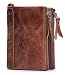 Showtime Men's Wallet Large Capacity Wallet Cowboy Horsehide Leather Bifold with Coin Wallets