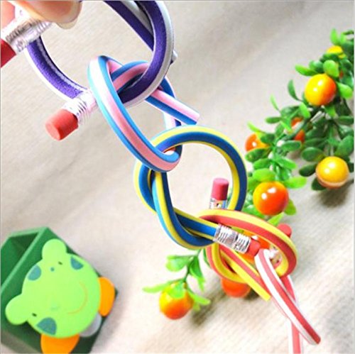 35 Pieces Flexible Soft Pencil Magic Bend Pencils For Kids Children School Fun Equipment #TOP3