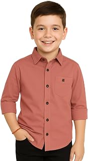 ZAKAR STYLE Versatile Spread Collar Cotton Blend Shirt for Boy and Unisex – All Occasion Wear Price In India