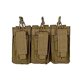 Condor Outdoor Triple Kangaroo Mag Pouch Tan