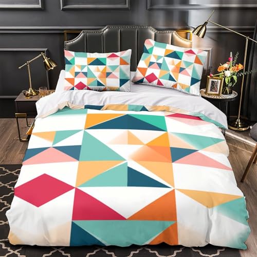 Housse de couette 3D en microfibre premium pour lit simple - 4