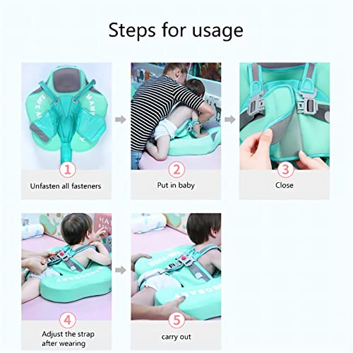 Lanckeli Salvagente Neonato 3 Mesi-3 Anno